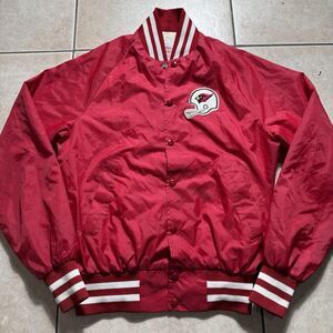 Vintage Arizona Cardinals Satin Jacket Mens S Red Active Generation Football NFL